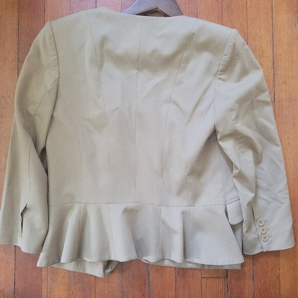 Tibi Wool Tan Blazer, XS-S - Picture 3 of 13